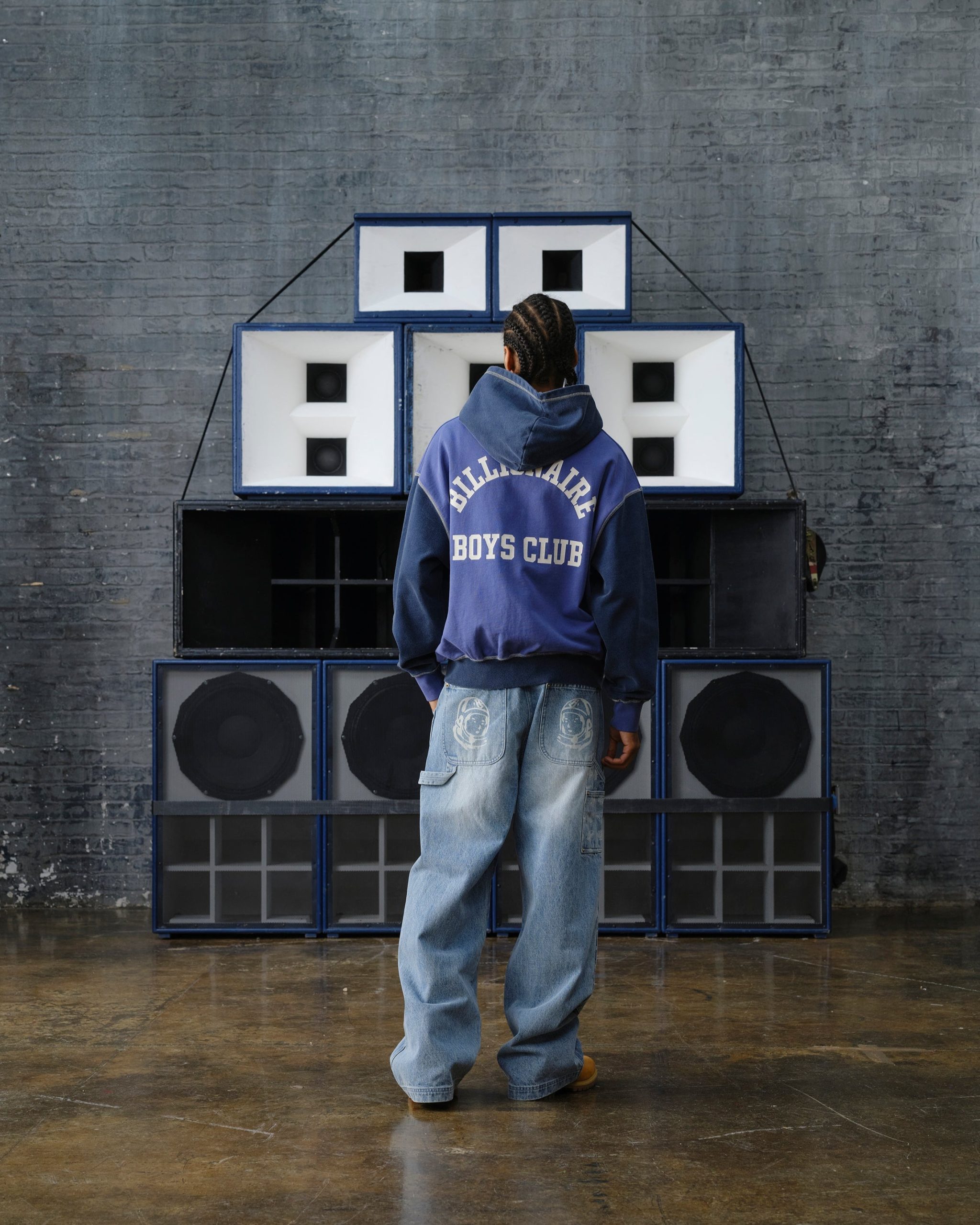 Indigo Oversized College Zip Through - Image 3