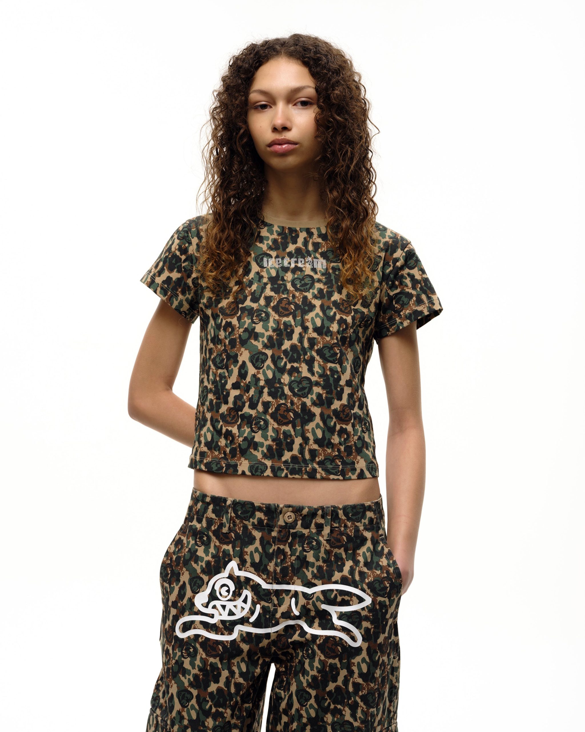 Womens Crystal Soft Serve Baby Tee - Image 2