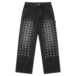 Diamonds & Dollars Denim Carpenter Pant