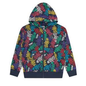 Kids Robot Zip Through Hood