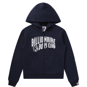 Kids Classic Curve Logo Zip Hoodie