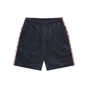 Running Dog Taped Velour Track Shorts